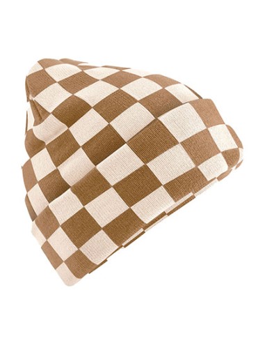 BEE-B531-Checkerboard Beanie